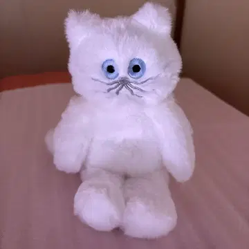 UMAO 흰 고양이 봉제 인형