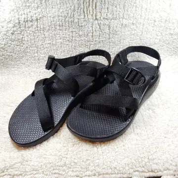 [Chaco (차코)] 24cm 여성용 샌들 블랙