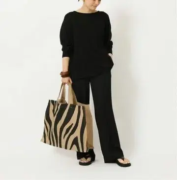 MASON BENGAL ZEBRA 토트 백