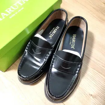 HARUTA 블랙 로퍼 일본제
