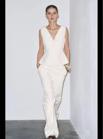 zara 린넨 베스트 M 사이즈