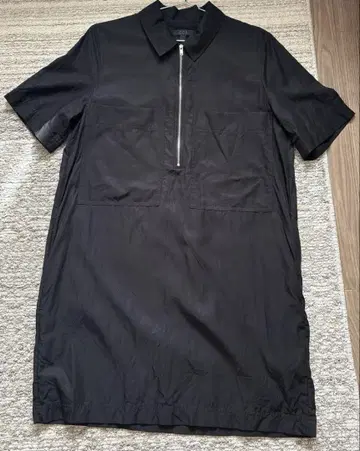 COS 반팔 셔츠 원피스 블랙 EUR 36