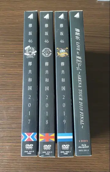 케야키자카46 콘서트 DVD 4세트 엽서 포함