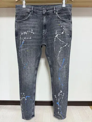 사용하기 쉬운 부드러운 페인트 ZARA MAN 스트레치 스키니 데님