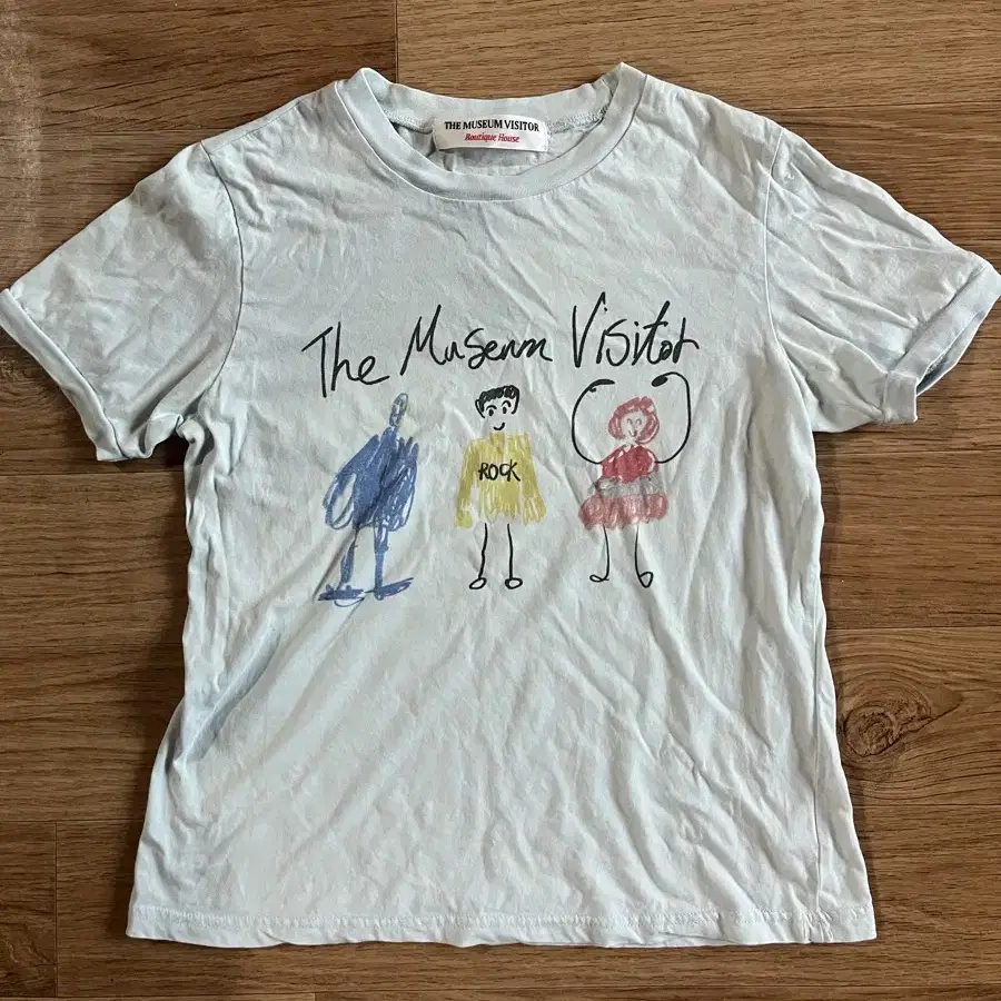 THE MUSEUM VISITOR★韓国★人気★CROP HEART PRINTED T-SHIRTS THE MUSEUM VISITOR☆韓国☆人気☆CROP HEART PRINTED T-SHIRTS