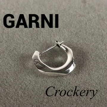 GARNI 가르니 Crockery 크로리 후프 귀걸이 silver