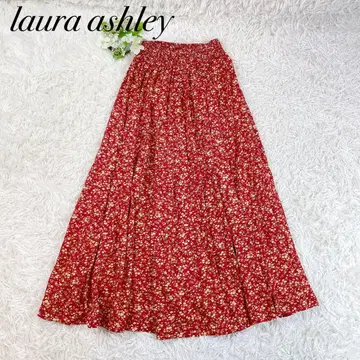 극미품 LAURA ASHLEY 로라 애슐리 꽃무늬 플레어 스커트