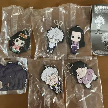 HUNTER x HUNTER 캡슐 러버 마스코트 6개 세트