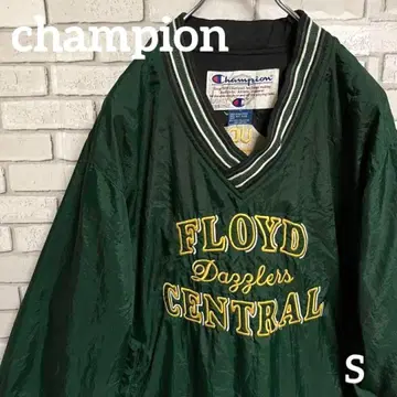 Champion 챔피온 나일론 점퍼 그린 남성용 S 자수