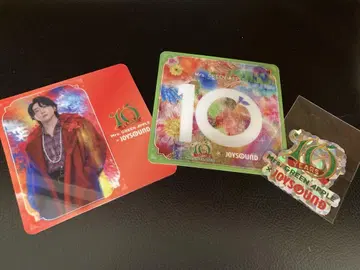 오오모리 모토키 10 코스터 라운드원 스티커 3세트
