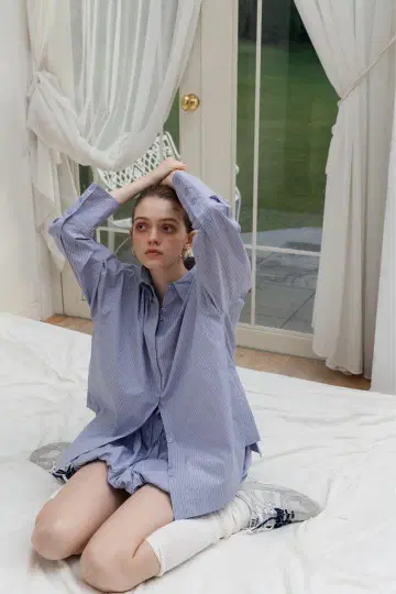 THE TOE Naxos Breeze Shirt 스트라이프 셔츠