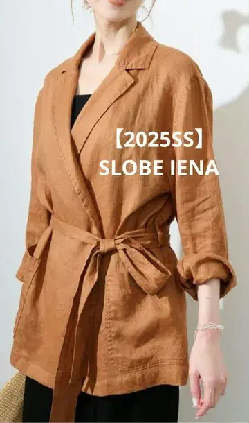 미사용품 슬로브 이예나 린넨 셔츠 자켓