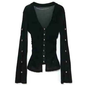 meltthelady sheer hook tops black