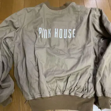 PINKHOUSE 핑크하우스 블루종 베이지 봄버 자켓 ma1