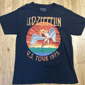 Led Zeppelin 레드 제플린 티셔츠 US 1975