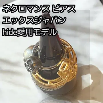 네크로맨스 스컬 귀걸이 hide 애용 모델
