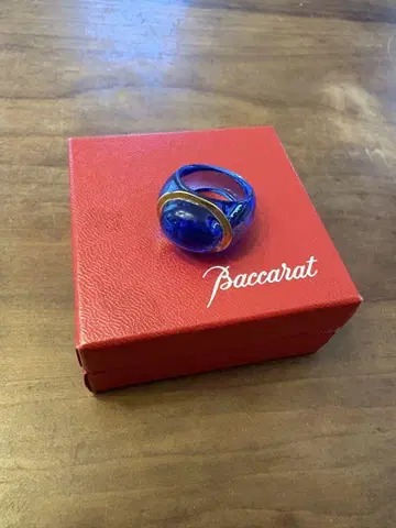 Baccarat 크리스탈 반지 약 13호