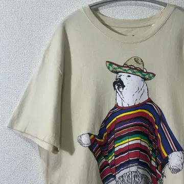 go slow caravan x TITICACA 곰 티셔츠 TEE L