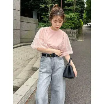 튤 레이어드 퍼프 탑 미라 오웬