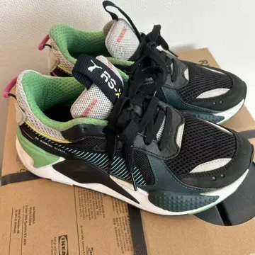 Puma RS-X 스니커즈 블랙/그린