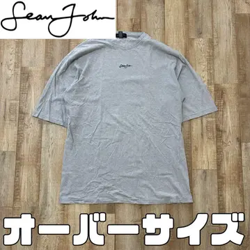 Sean John 그레이 오버 사이즈 티셔츠 XL