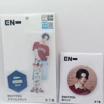 ENHYPEN 니키 캔뱃지 아크릴 스탠드 세트