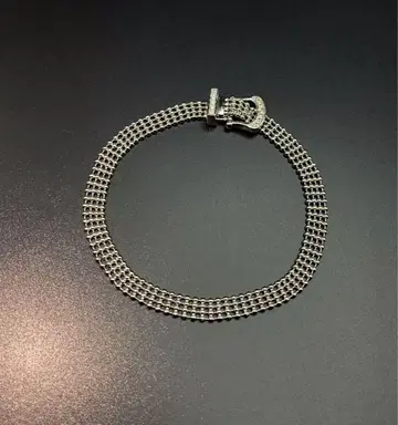 Vintage Silver buckle belt 팔찌