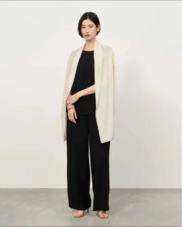소쥬 시어 가디건 아이보리