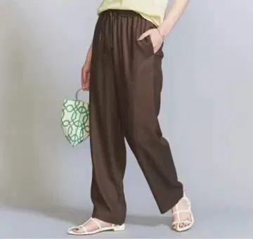 BEAUTY&YOUTH 린넨 라이크 드로스트 이지 팬츠