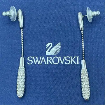 Swarovski 크리스탈 드롭 귀걸이