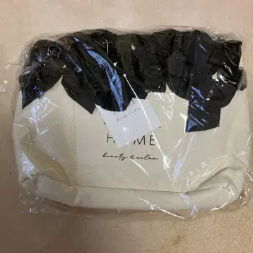 SNIDEL HOME 리본 핸드백 아이보리