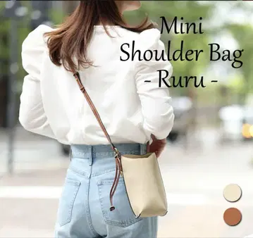 본 소가죽 미니 숄더백 [Ruru 루루] 스마트폰 파우치/스마트폰 숄더