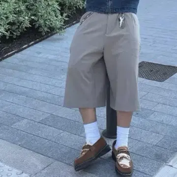 Jorts half pants y2k 놈코어 조츠 와이드 무릎 아래