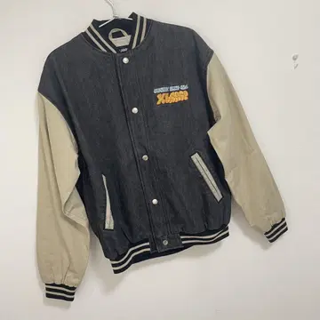 XLARGE x CSC DENIM VARSITY JACKET