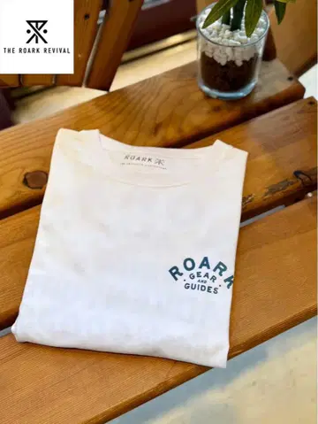 미사용 새상품 ROARK 로아크 리바이벌 긴팔 메시지 티셔츠