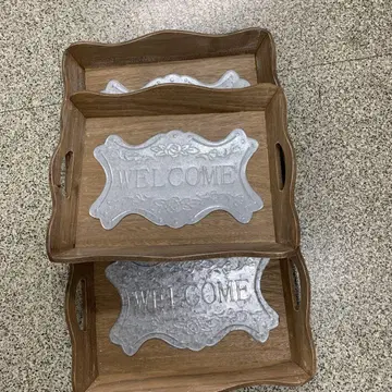 웰컴 트레이(히노끼 외재) 3점