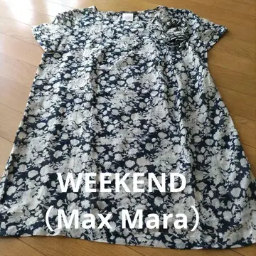 WEEKEND (Max Mara) 플라워 프린트 튜닉 블라우스