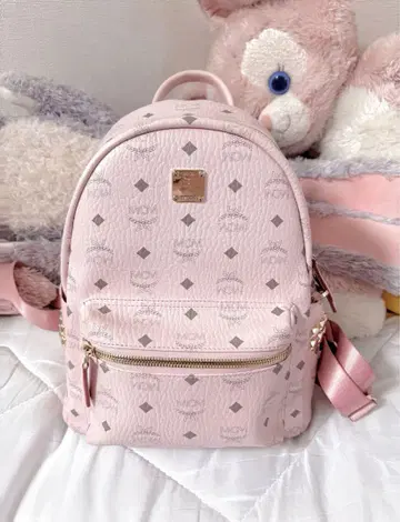 MCM 백팩 핑크 S 사이즈