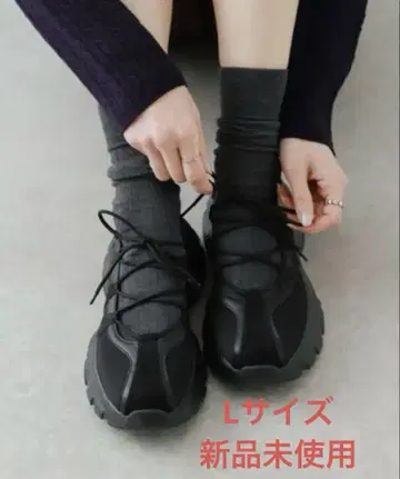 레이스업 발레 스니커즈 L 사이즈