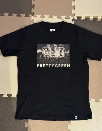 PRETTY GREEN 블랙 T셔츠 oasis