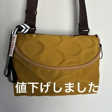 BASARA TYO 바사라 머스타드 경량 나일론 숄더백