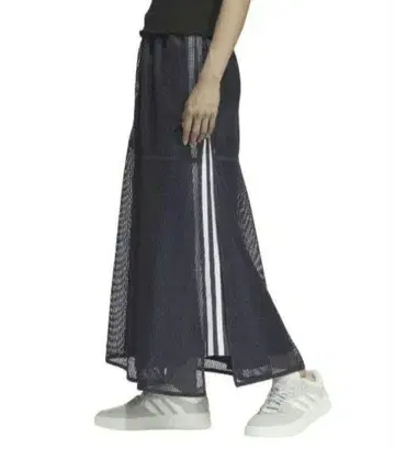아디다스 adidas Lux AD 우븐 스커트 네이비 메쉬 M