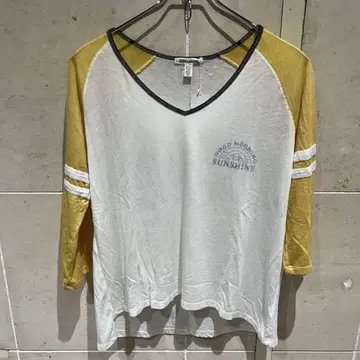 그런지 헤짐 래글런 슬리브 V넥 남성용 얇은 소재 래글런