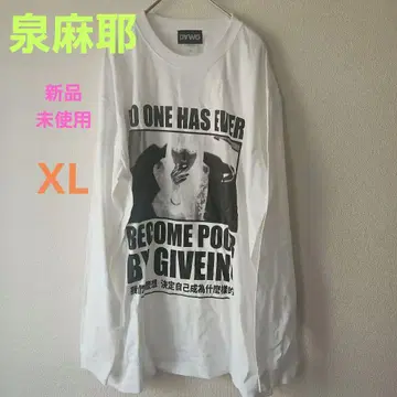 [미사용 새상품] DAWG 이즈미 아사야 그래픽 프린트 롱 티셔츠 XL