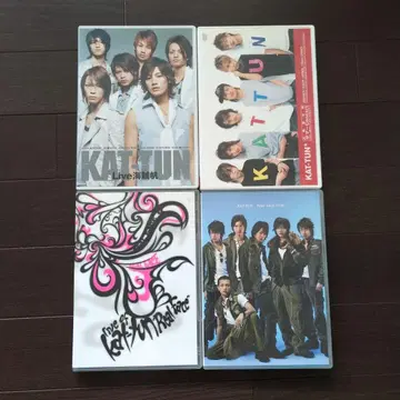 KAT-TUN DVD 4장 세트