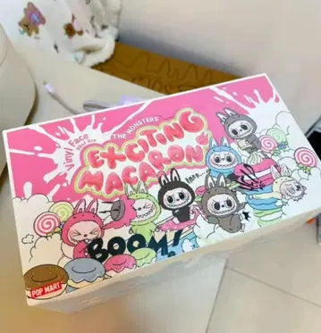 정품 POP MART Exciting Macaron Boo 6종 세트