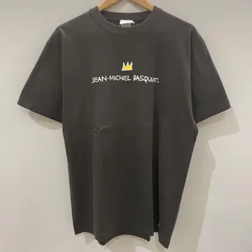 BASQUIAT M 사이즈 블랙 아트 티셔츠 BQ-BQ2316