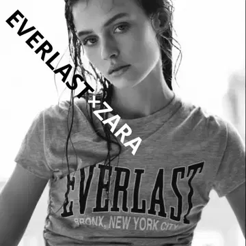 에버라스트 (EVERLAST) x 자라 (ZARA) 여성용 로고 티셔츠
