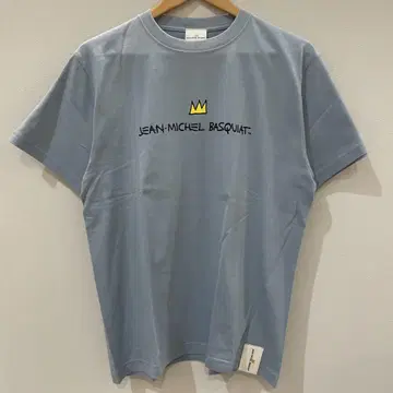 BASQUIAT XL 사이즈 블루 아트 티셔츠 BQ-BQ2316