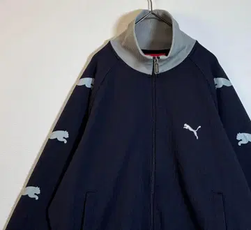 PUMA 푸마 자수 로고 사이드 프린트 트랙 재킷
